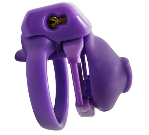 The-Vice Mach-2 Peniskäfig Micro violett ausbruchssicher 3 Cockringe & Auszieh-Schutzabdeckung kaufen