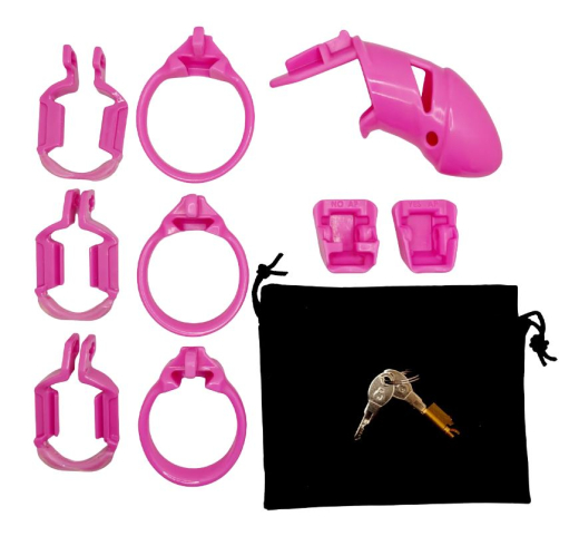 The-Vice Mach-2 Peniskäfig Plus pink m. Anti-Ausziehabdeckung internes Schloss von THE VICE kaufen