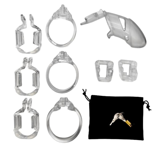 The-Vice Mach-2 Peniskäfig Plus transparent ausbruchssiche m. Anti-Ausziehabdeckung von THE VICE kaufen
