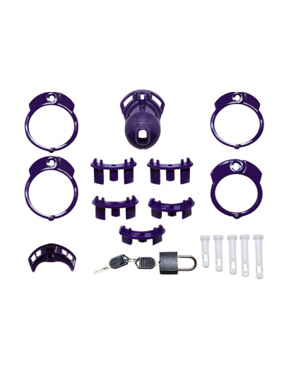 The-Vice Chastity Penis Cage Micro purple