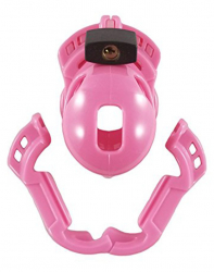 The-Vice penis cage mini pink escape-proof penis prison plastic with ventilation openings 7/24 wearable cheap