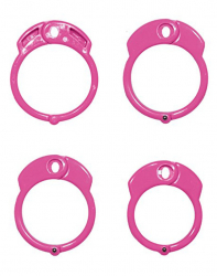 The-Vice penis cage mini pink escape-proof penis prison with ventilation openings & cock rings 7/24 wearable cheap
