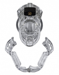 The-Vice Penis Chastity Cage Standard transparent inescapable Cock-Cage special anti-pullout Rings buy cheap