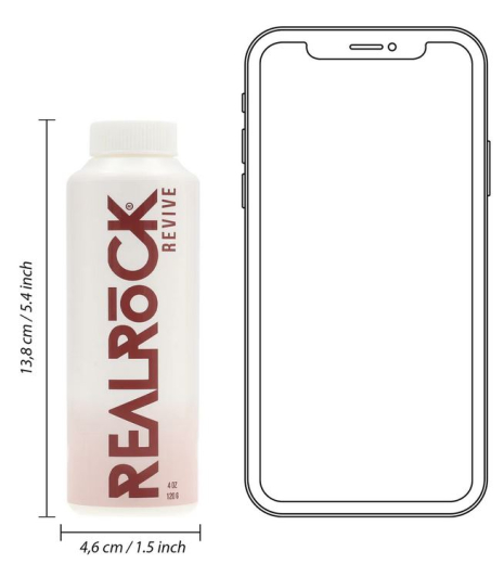 TPE Renewal Powder RealRock Revive 120g made of Cornstarch with light Honeysuckle Scent Care-Powder buy cheap