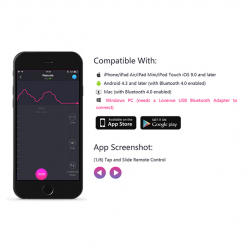 Tragbarer Kugelvibrator App-gesteuert Lovense Lush 3 starker tragbarer Kugelvibrator APP gesteuert günstig