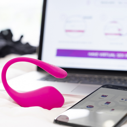 Tragbarer Kugelvibrator App-gesteuert Lovense Lush 3 extrem starker tragbarer Silikon-Kugelvibrator mit APP günstig