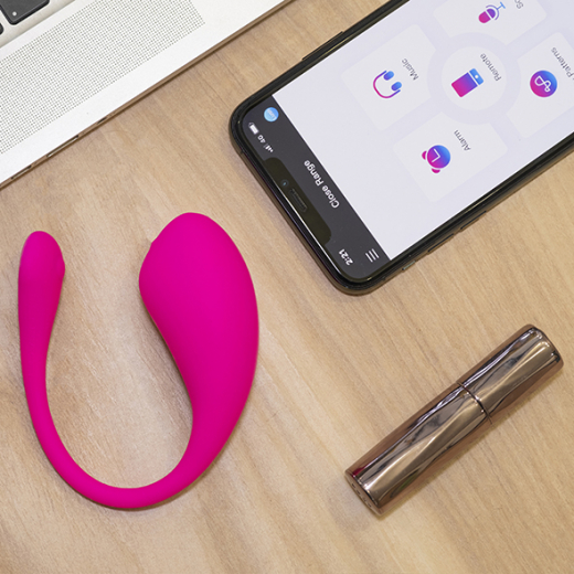 Tragbarer Kugelvibrator App-gesteuert Lovense Lush 3 sehr kraftvoller tragbarer Kugelvibrator mit APP günstig