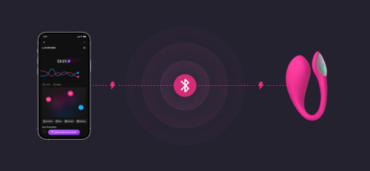 Tragbarer Kugelvibrator App-gesteuert Lovense Lush 4 wasserdicht eistungsstarker Motor von LOVENSE kaufen
