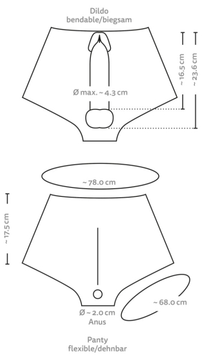 Ultra realistic Penis Pants Silikon