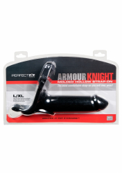 Umschnalldildo hohl Perfect Fit Armour Knight XL schwarz L-XL