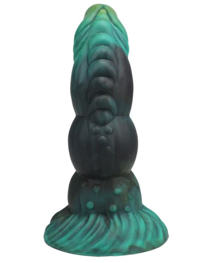 Vac-U-Lock Fantasy Fuckers Green Serpent grün-schwarzer Silikon Fantasiedildo mit Reiztextur & Saugfuss kaufen