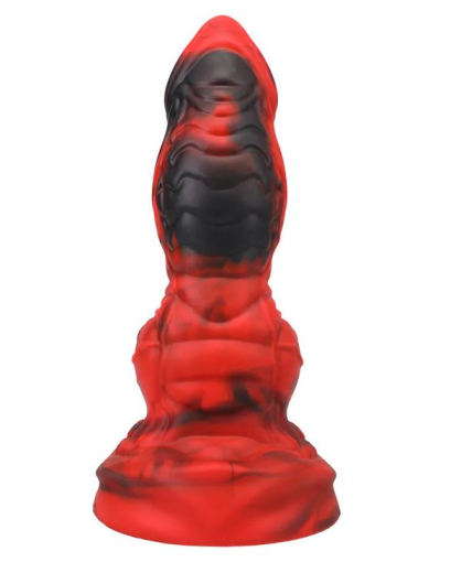 Vac-U-Lock Fantasy Fuckers Red Raider rot-schwarzer Silikon Fantasiedildo mit Saugfuss von DOC JOHNSON kaufen