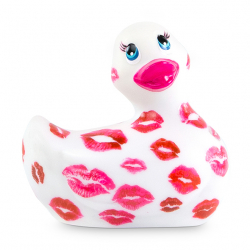 Vibratore anatra I rub my Duckie 2 Romance bianco-rosa