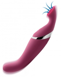 Vibrator m. Klitoris Sauger Shegasm Intense 2-in-1