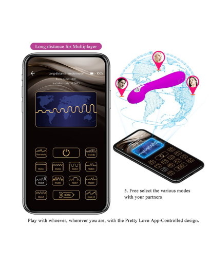 Vibrator m. E-Stim & App Homunculus Silikon 12 Vibro-Modi 5 Elektrostimulationsmodi wasserdicht aufladbar kaufen