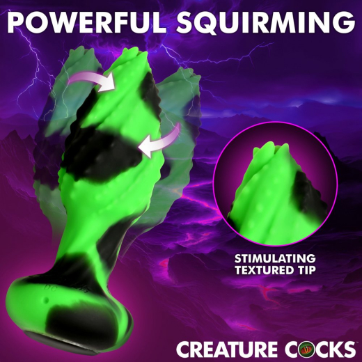 Butt Plug vibrating & squirming Eye of the Spawn Silicone 3x7 Rotation- & 3x7 Vibration Modes by CREATURE COCKS buy