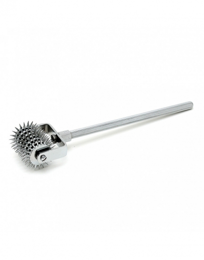 Wartenberg Pinwheel 7-Wheels Steel Chrome with round ribbed Handle by RIMBA Medical Neuological BDSM Sex-Toy buy