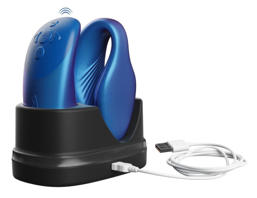 We-Vibe Chorus Paarvibrator m. Fernsteuerung & App blau 10+ Vibrationsmodi m. USB Ladestationl von WE-VIBE kaufen