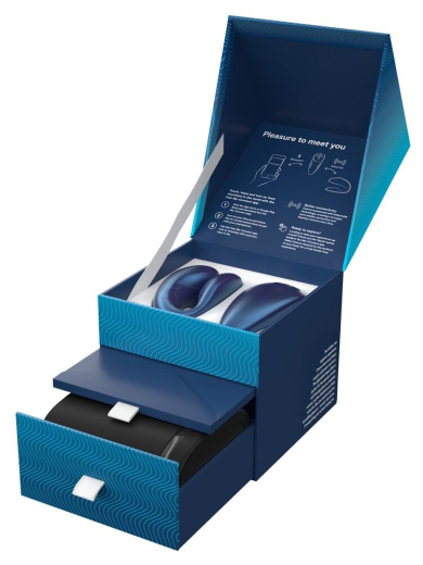 We-Vibe Chorus Paarvibrator m. Fernsteuerung & App blau 10+ Vibrationsmodi mit Squeeze Control von WE-VIBE kaufen