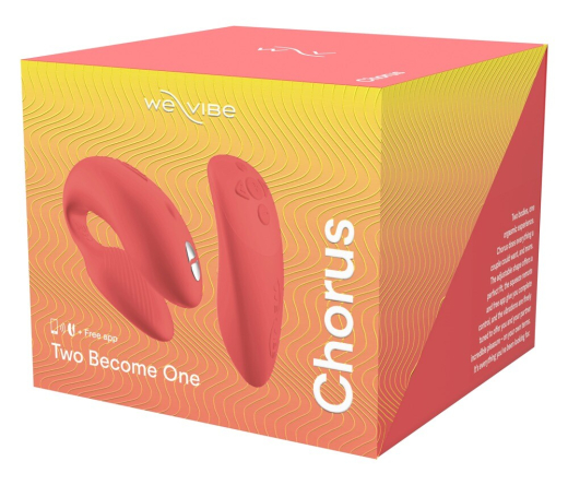 We-Vibe Chorus Paarvibrator m. Fernsteuerung & App orange aufladbar wasserdicht 10+ Vibrationsmodi von WE-VIBE kaufen