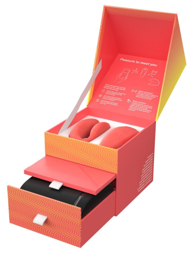 We-Vibe Chorus Paarvibrator m. Fernsteuerung & App orange 10+ Vibrationsmodi mit Squeeze Control von WE-VIBE kaufen