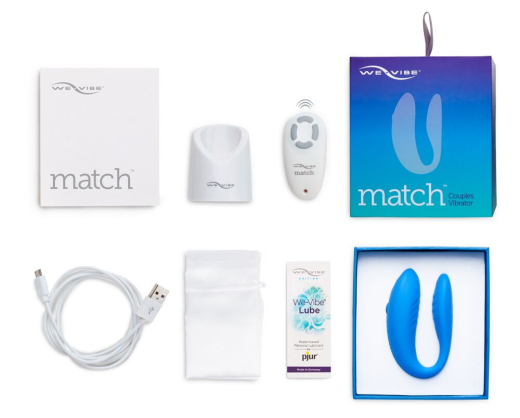 We-Vibe Match Paarvibrator m. Fernbedienung 10 Modi USB aufladbar & Ladestation von WE-VIBE günstig kaufen