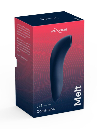 We-Vibe Melt Pulsator w. Suction Function blue contact-free Silicone Clitoral Stimulator 12 Functions waterproof buy cheap