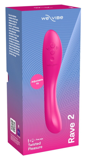 We-Vibe Rave2 G-Punkt Vibrator m. App pink biegsam & in-sich-gedreht von WE-VIBE günstig kaufen