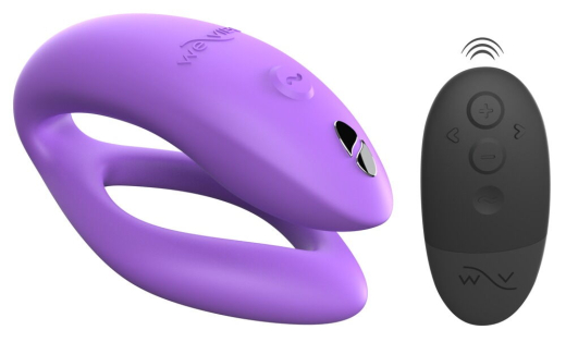 We-Vibe Sync O Couples Vibrator w. App purple w. wireless Remote special O-shaped stimulating Design by WE-VIBE buy