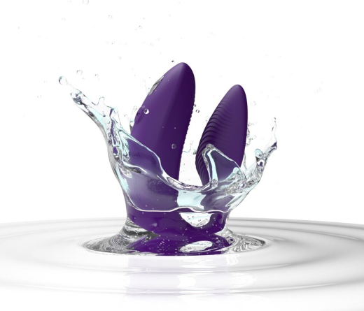 We-Vibe Sync2 Couples Vibrator w. Remote & App purple silky soft bendable 10x10 Mode rechargeable by WE-VIBE buy cheap