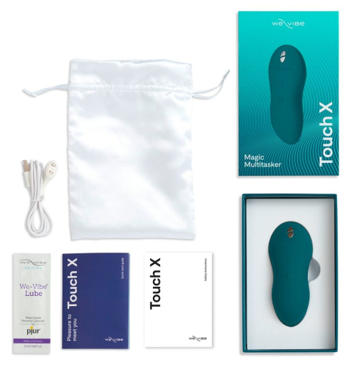We-Vibe Touch-X Auflegevibrator aufladabar grün für wohltuende Körpermassagen von WE-VIBE günstig kaufen