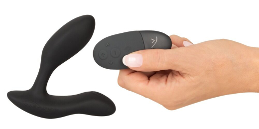 We-Vibe Vector+ Prostatavibrator m. Fernbedienung & App schwarz 10 Modi wasserdicht aufladbar biegsam kaufen