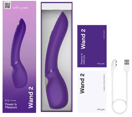 We-Vibe Wand-2 Stabvibrator m. App 10 Vibrationsmodi wasserdicht mit Smart Silence Funktion von WE-VIBE günstig kaufen