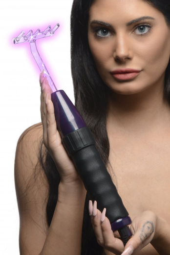 Zeus Elektrosex Twilight Wand Deluxe Edition 6-teilig erzeugt kitzelnde Lichtblitze im Schlafzimmer günstig kaufen