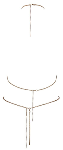 Zierketten-Bikini m. Strass mit funkelnden Strass-Steinchen besetzt einstellbar von COTTELLI ACCESSOIRES kaufen