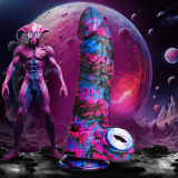 Alien-Dildo w. Suction Cup Alienoid Silicone