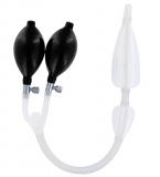 Anal Catheter Double Bulb Nozzle Silicone