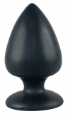 Anal Plug gross m. Saugfuss Black Velvets Extra