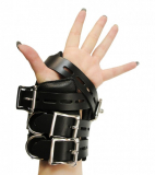 Suspension Wrist Cuffs 4-Straps Leather padded