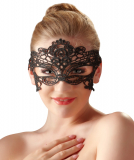 Eye Mask embroidered w. Lace Ribbon