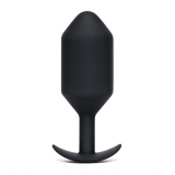 B-Vibe Snug Plug 7 Plug anal avec poids internes noir