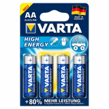 Batterie Alkaline AA / LR6 Varta High Energy 4er Pack