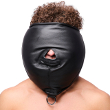 BdSM Haube Sensory Deprivation gepolstert Leder