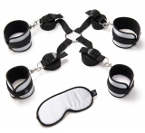 Bondage Bett-Fesselset Hard Limits Satin Neopren