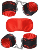 Bondage Fesselset Satin 5-teilig Scarlet