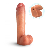 Cock Lock Dildo 12-Inch Balls PVC