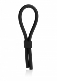 Cock-Ring Silikon einstellbar Lasso schwarz