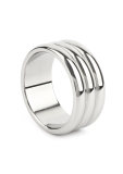 Cock Ring Elegant Triple Stainless Steel 45mm