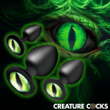 Creature Eye Silikon Analplug m. Glasauge 3er Set