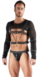 Crop-Top Chest-Harness & Jock Mesh & Mattlook